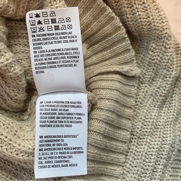AMERICAN EAGLE Oversized Summer Pullover Sweater, XS - Picture 9 of 9